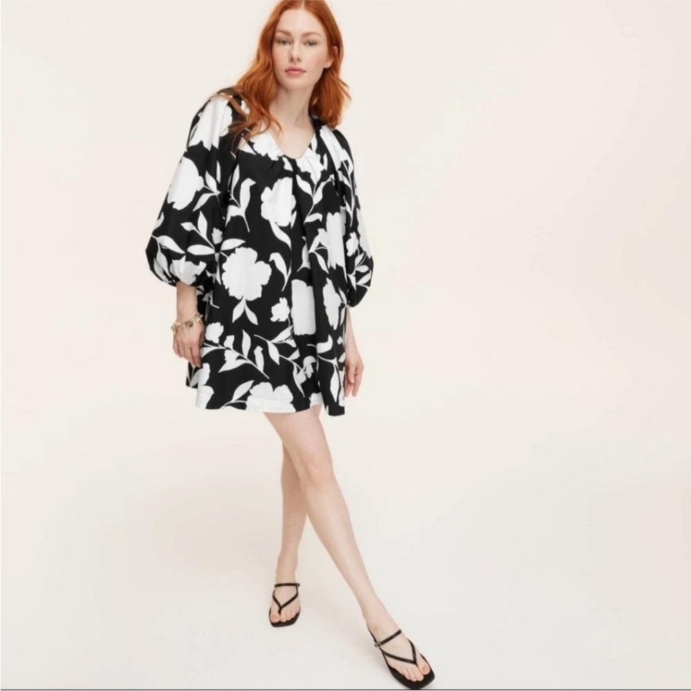 Kate Spade New York Classic Rose Poplin Mini Dress
